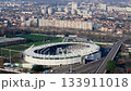 Municipal Stadium dominating Toulouse skyline, revealing architectural splendor of regional sports landmark through expansive overhead view. May 4th 2024 133911018
