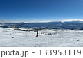 Skiing amidst breathtaking mountains in Gudauri, Georgia during winters glory 133953119