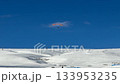 Enjoy winter paragliding at the Gudauri ski resort in Georgia among the mountains 133953235