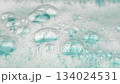 white soapy water on a blue background 134024531