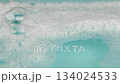 white soapy water on a blue background 134024533