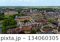 Aerial View of Historic Cambridge University Campus 134060305