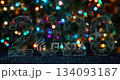 Bokeh shiny circle background with number 2026 celebrating new year's eve. 134093187