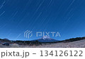 富士山と星空　タイムラプス 134126122