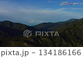 Aerial view of the green mountains 134186166