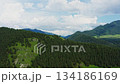 Aerial view of the green mountains 134186169