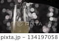 Pouring Champagne Wine on shine background. 134197058