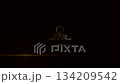 luxury gold empty text coffee shop logo  134209542