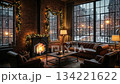 Winters Cozy Fire 134221622