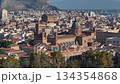 Palermo, Italy: Skyline with Palermo Cathedral in a Sunny Morning in capital city of Sicily island, Aerial Drone Shot. 134354868