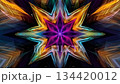 Star shaped design showcasing vibrant gradients 134420012