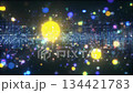 AI Video: A noisy background with sparkling light particles dancing AI Video: A noisy background with sparkling light particles dancing 134421783