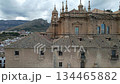 Close-Up Drone Footage of Jaen Cathedral Facade, Spain 134465882