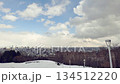 Hokkaido scenery: Winter view of Sapporo city from Asahiyama Memorial Park 134512220