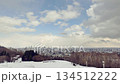 Hokkaido scenery: Winter view of Sapporo city from Asahiyama Memorial Park 134512222