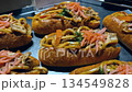 yakisoba bread famous poppular double carbohydrate 4k 134549828