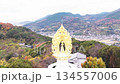 岡山「佛塔」的秋花和熊本西環路鳥瞰圖 134557006
