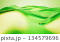 Flowing transparent cloth background, 3d rendering. 134579696