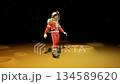 Astronaut Walking on Alien Planet Surface With Craters Seamless Loop Astronaut Walking on Alien Planet Surface With Craters Seamless Loop 134589620