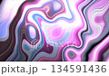 Vibrant abstract liquid marble texture 134591436