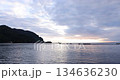 Sunset in Matsuzaki Town, Izu, Shizuoka Prefecture 134636230