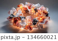 Glowing Petal Wreath Modern Christmas Decoration 134660021