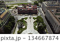 Aerial. Casa Rosada and City Streets 134667874