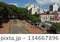 Urban Park with Church in Buenos Aires 134667896