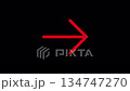Red arrow animation pointing right 134747270
