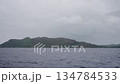 Slow motion sailing on a boat around Seychelles island in January 134784533