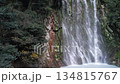Drone aerial photography of Maruo Falls in Kirishima, Kagoshima Prefecture 134815767