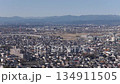 Kawagoe City and the beautiful view of Mt. Fuji, Kawagoe City, Saitama Prefecture (aerial shot taken by drone) 134911505