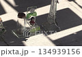 Discovering sunlight and shadows in a quaint Parisian corner 134939156
