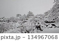 Gujo Hachiman Castle in the snow 134967068