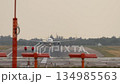 Air Astana taxiing at Almaty airport 134985563