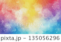 光が広がるカラフルな水彩抽象背景 ループ動画 135056296
