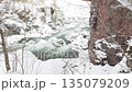 赤岩青岩峽的雪景 135079209