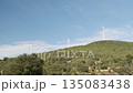 Windmills on a blue sky background	 135083438