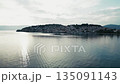 Aerial view of Ohrid Lake, North Macedonia, scenic morning, view of the city, 4k 135091143