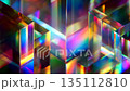 彩色玻璃紋理背景，像棱鏡一樣 135112810