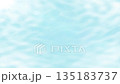 Bright Blue Sky with Soft White Clouds and Sun Flare.Ethereal Sunny Day Sky Background with Wispy Clouds.Soft Dreamy Sky and Sunlight 135183737