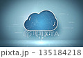 Cloud computing data network connection digital technology concept 135184218