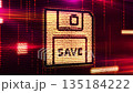 Saving data on a floppy disk with code in the background 135184222
