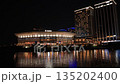 Night view of the illuminated K Arena Yokohama area in Minato Mirai 135202400