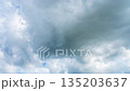 縮時拍攝：夏日藍天上飄浮許多白雲 135203637