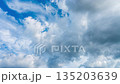 縮時拍攝：夏日藍天上飄浮許多白雲 135203639