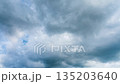 縮時拍攝：夏日藍天上飄浮許多白雲 135203640