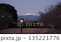 Mount Fuji and a crow 135221776