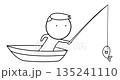 Fishing in a boat 135241110