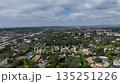 Aerial view of Del Mar town in San Diego, California 135251226
